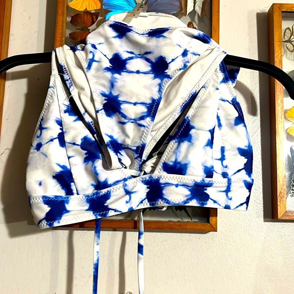Blue & White Bikini
